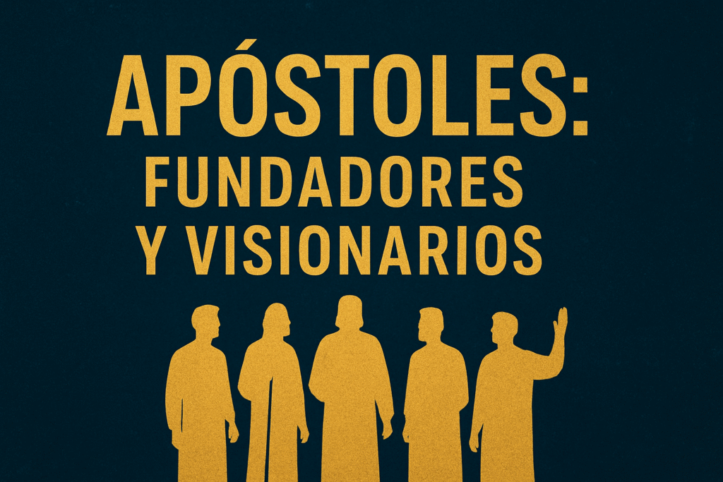 los apostoles son fundadores y visionarios